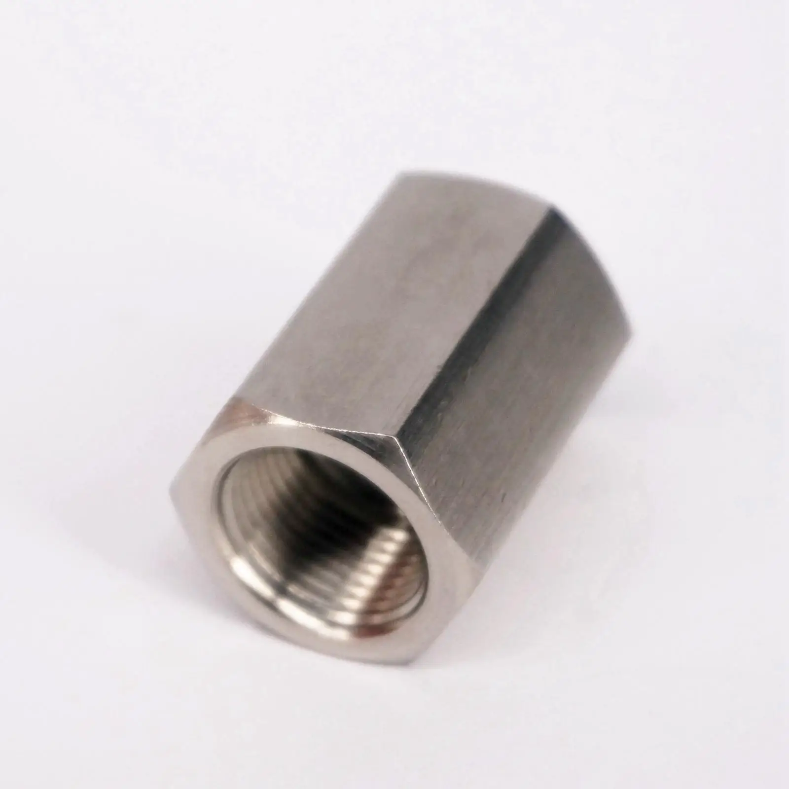 304 Stainless Steel Hex Nut Rod Pipe Fitting Connector Adapter 3/8" BSP