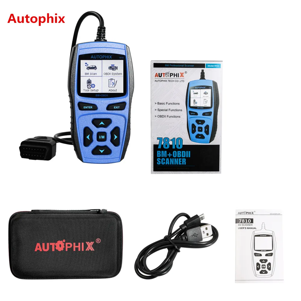 

Autophix 7810 OBD2 Automotive Scanner Diagnostic Tools Oil Service Reset SAS EPB Engine Code Reader