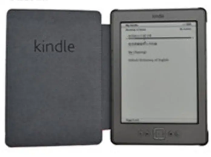 1PC Leather Cover Case for Amazon Kindle 4/5 E-book Reader 6" Inch (not fit for kindle touch)-5