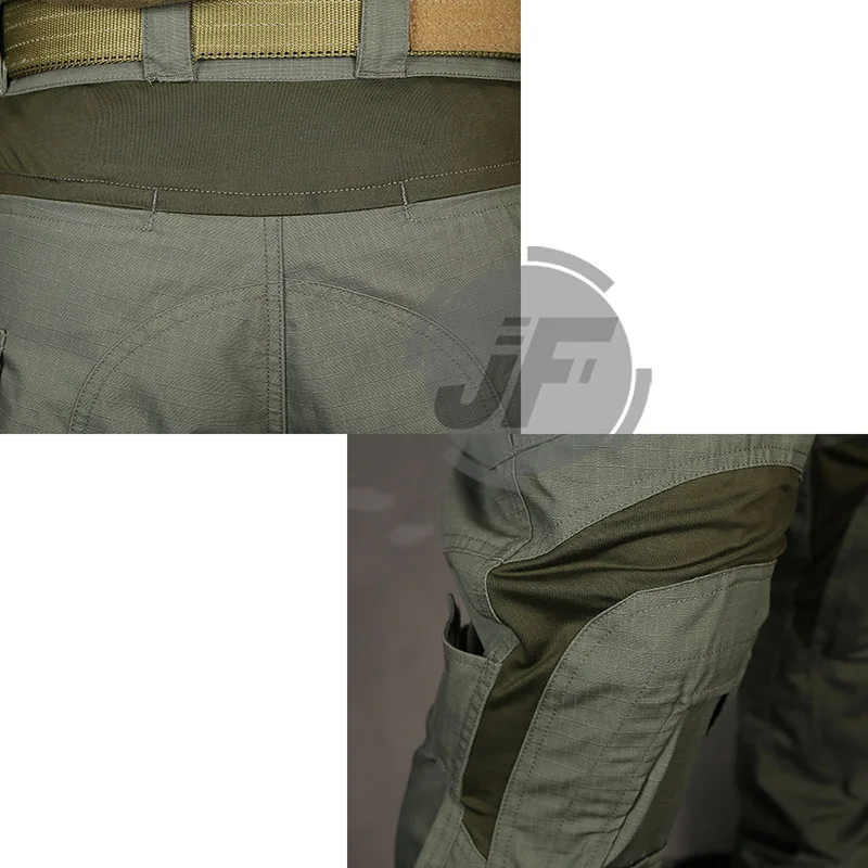 Emersongear G3 расширенная версия BDU Униформа боевая рубашка и брюки с наколенниками Водонепроницаемая тактическая одежда GEN3 камуфляж