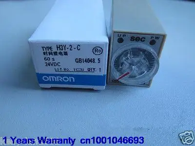 

DHL/EUB 5pcs Original for OMRON Timer H3Y-2-C 24VDC NEW IN BOX 15-18