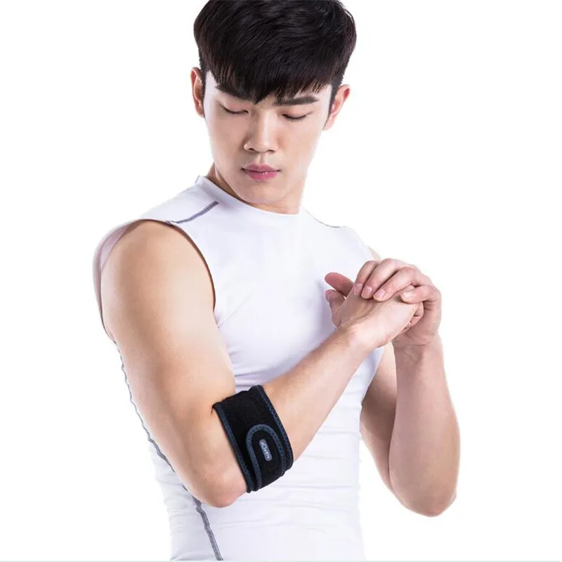 Xiaomi AIRPOP Spor Elbow Support Adjustable Elastic Elbow Protective Pad Absorb Sweat Sport Basketball Arm Sleeve Elbow Brace (1)