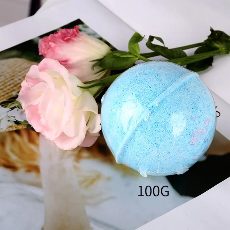 

1 pcs Spa Bubble Bathroom Bath Ball Bomb Aromatherapy Type Body Cleaner Handmade Bath Salt Gift Random color