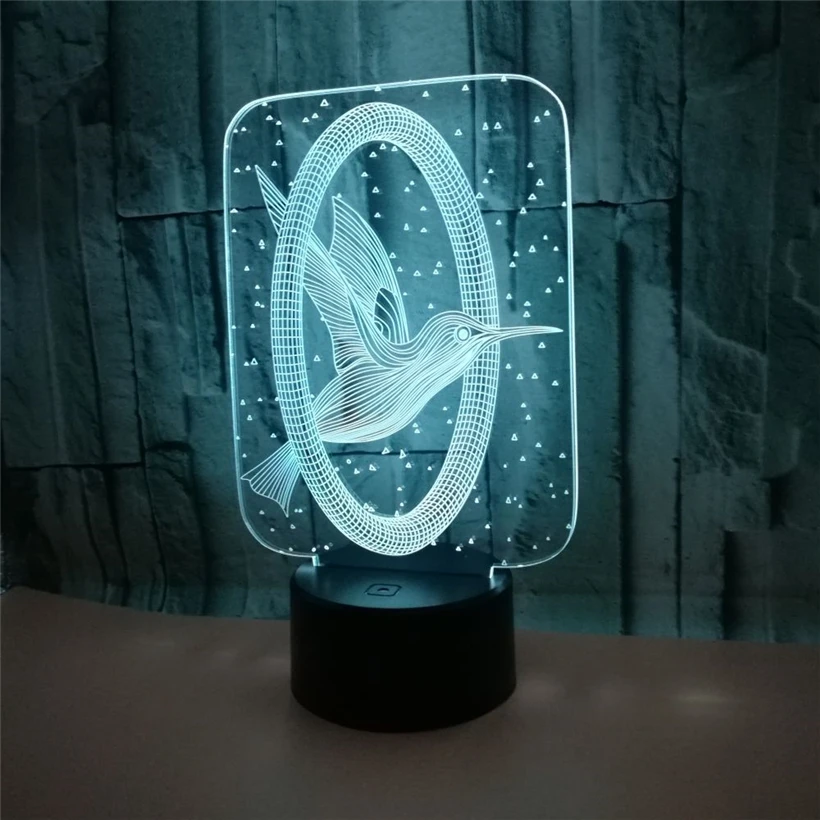 Bird 3D night light (7)
