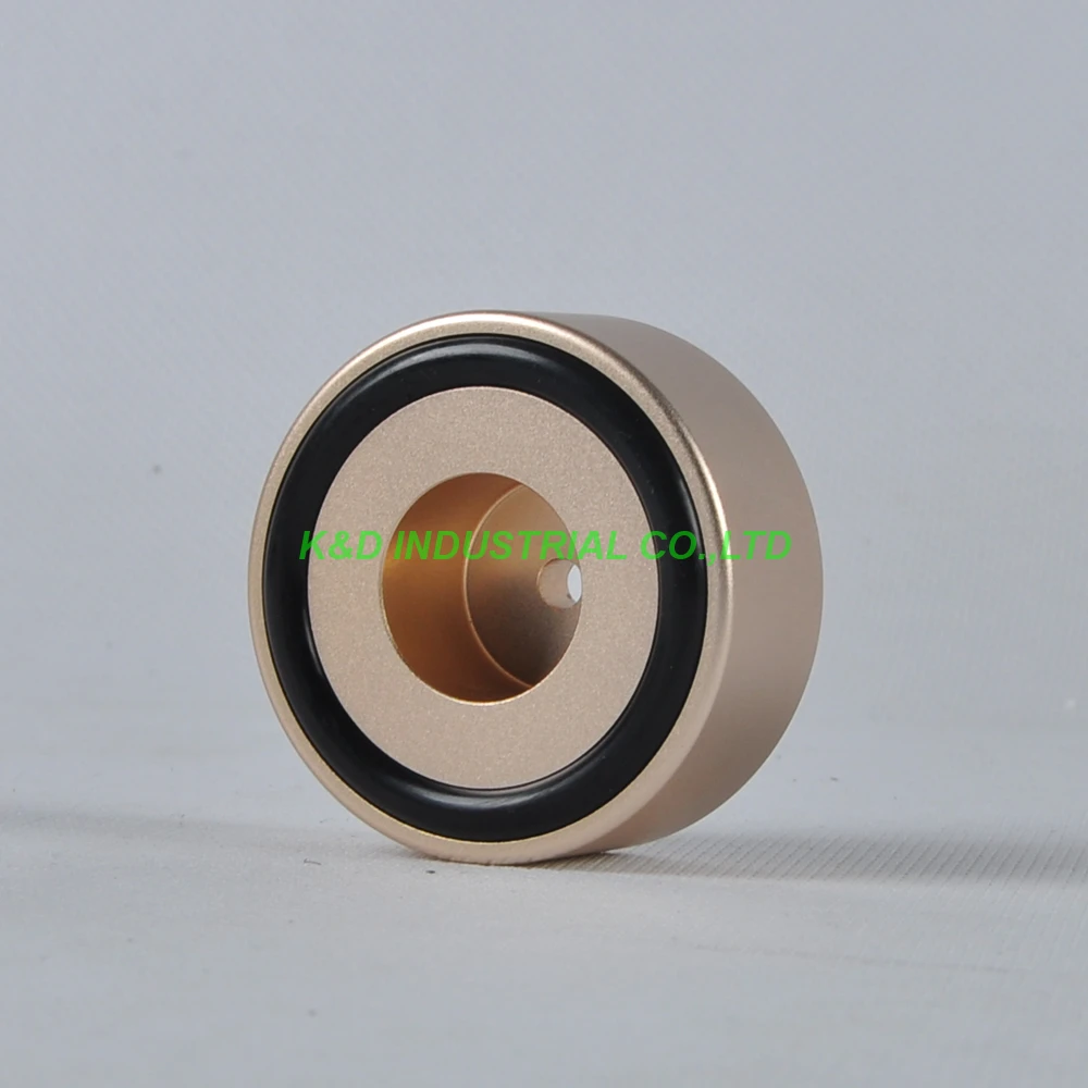 Online 1 pc 49x22mm Emas aluminium kaki HIFI pad Chassis DIY Headphone Amplifier Tabung Speaker