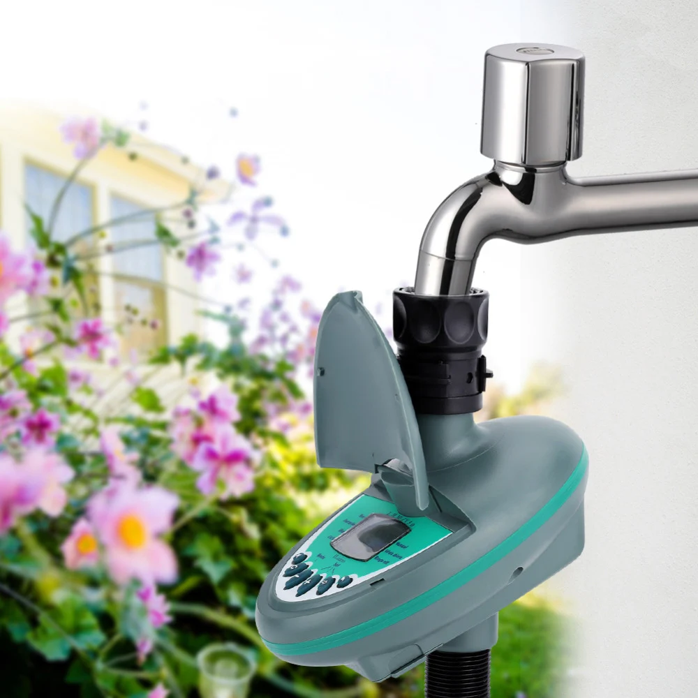 

Home Garden Automatic Smart LCD Display Water Timer Controller Hose End Tap Timer with Programmable LCD Display
