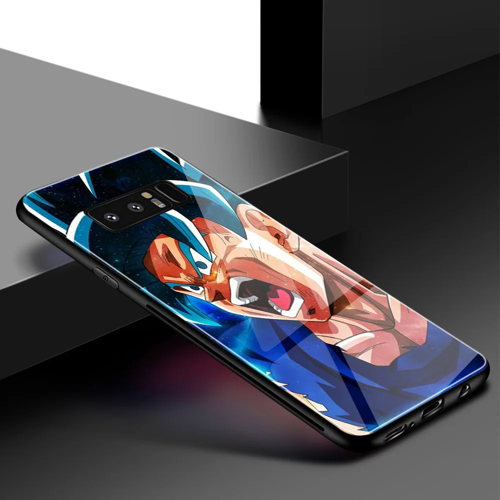 Для samsung S10 чехол Dragon ball Z жесткий чехол из закаленного стекла для samsung Galaxy Note 8 9 10 S8 S9 Plus S10 plus S10 Lite - Цвет: 02200