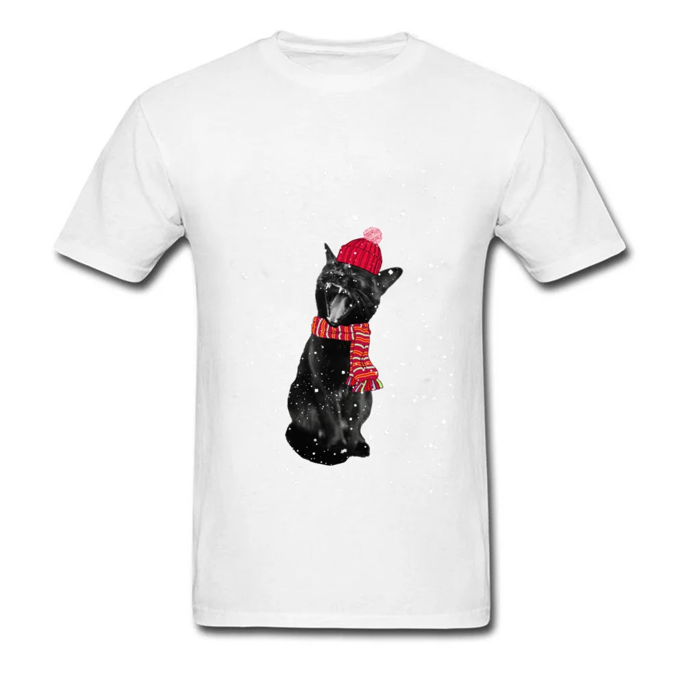 Christmas Mood 2018 New Short Sleeve Funny Top T-shirts 100% Cotton O-Neck Boy Tops Shirt 3D Printed Tops Shirts April FOOL DAY Christmas Mood white