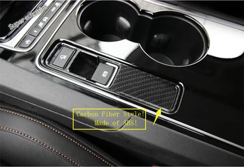

Lapetus Accessories Interior Electric Handbrake Parking / "P" Stalls Button Cover Trim Fit For Jaguar XE 2016 2017 2018 2019 ABS