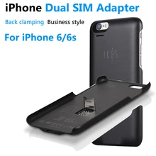 Good Quality Bluetooth Dual SIM Dual Standby Adapter For iPhone 6/6s iKOS K2 GoodTalk Phone Cases Shell Ultra-thin Back Clip