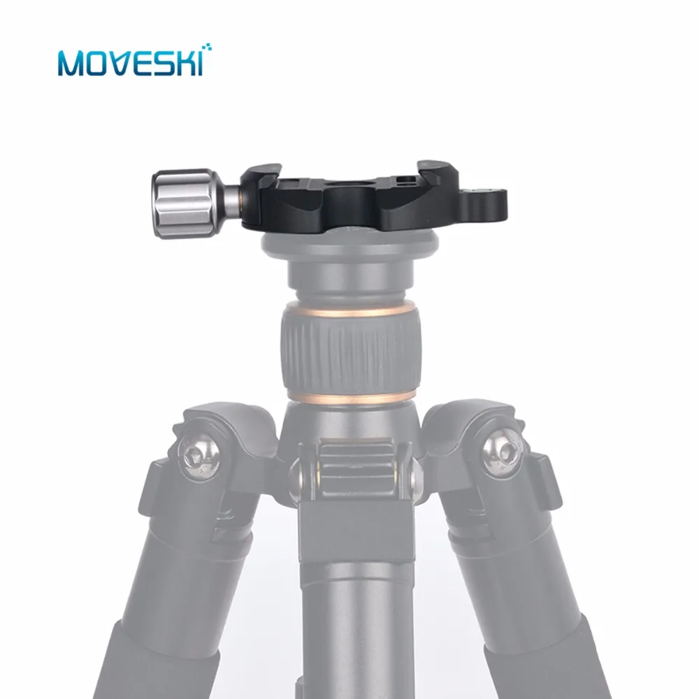 

Moveski DM-55N Quick Release Plate 1/4" & 3/8" Screw Hole Aluminum Quick Release Clamp Compatible for Arca Swiss