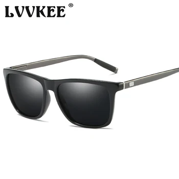 

2019 New LVVKEE Hot HD Polarized Lens Vintage Eyewear Driving Sun Glasses Classic Brand Unisex Retro Aluminum+TR90 Sunglasses