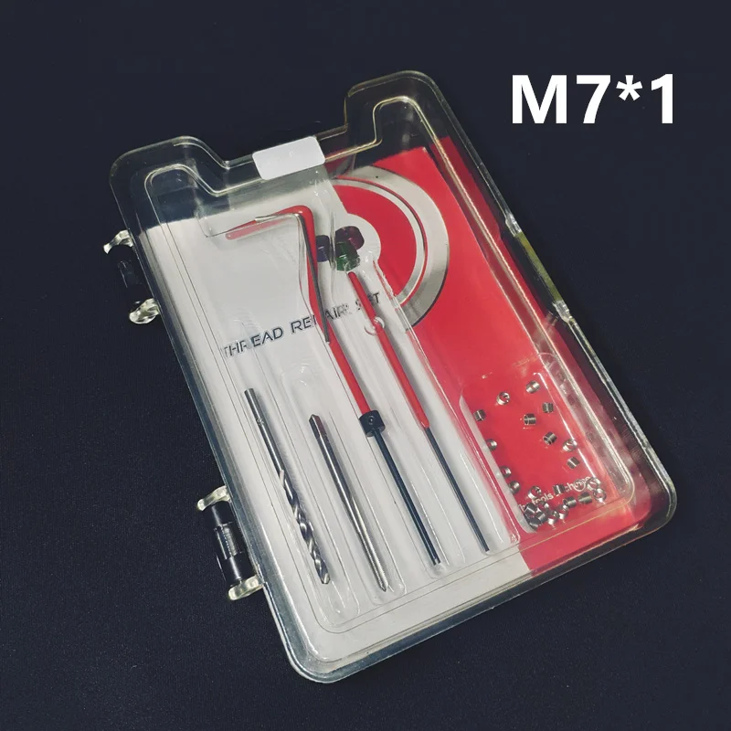 M7 * 1 Pro Набор инструментов для ремонта спиральных сверл метрических ниток набор