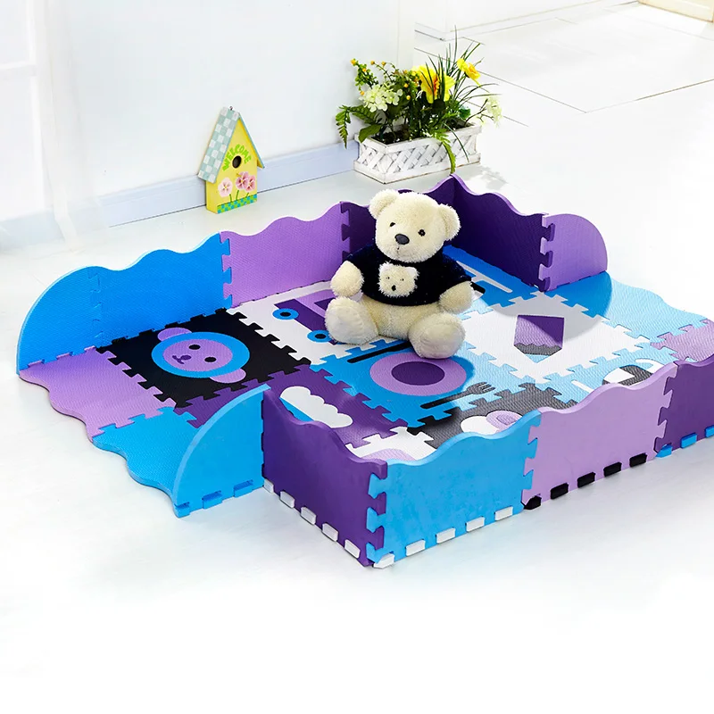 IU Baby crawling Puzzle Mat climbing pad, folding stitching thick mats,environmental friendly