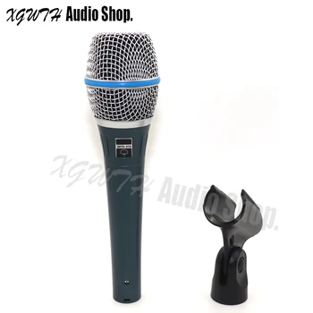 

Super Cardioid Microphone Dynamic Vocal Wired Karaoke Microphone Professional BETA87A BETA87 87A Mic with Mic Stand Box Package