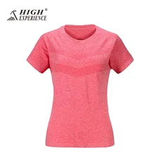 Женская футболка с высоким опытом для походов, женская спортивная футболка для бега, дышащая одежда для рыбалки, спортивная одежда