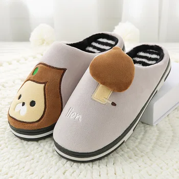 

Women 2018 Winter Home Slippers Indoor Bedroom Loves Couple Shoes Home Shoes Soft Warm Slippers