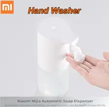Original Xiaomi Mijia automatic Induction Foaming Hand Washer Wash Automatic Soap 0.25s Infrared Sensor For Smart Homes gift original xiaomi mijia lf cold warm eye massager auto smart temperature sensor control automatic sensor usb port eyes relax life
