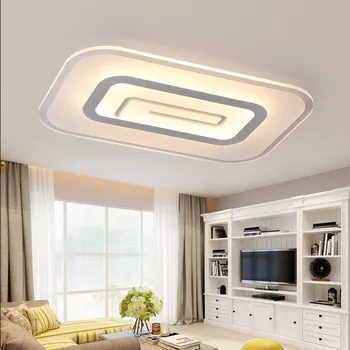

Slim Acrylic LED Ceiling Light Living Room Bedroom Study Room Lamp Office & Commercial Ceiling Lamp 110-240V