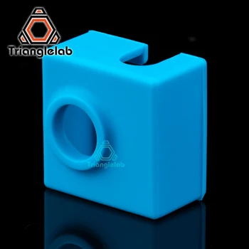 trianglelab cartridge heater bock silicone socks MK8/ MK9/CR10 HEAT BLOCK socks for ENDER 3 CR10 MK8 MK9 HOTEND 3D Printer parts 1pc blue pink black mk7 mk8 mk9 silicone socks for ender creality cr 10 anet reprap tronxy x5s silicone heater block cover