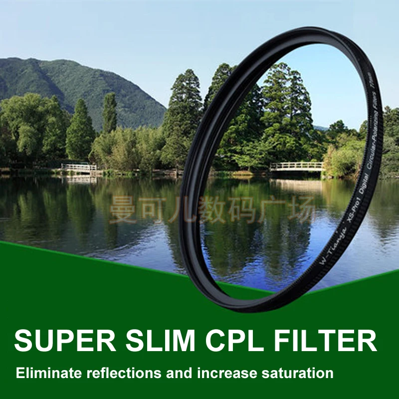 

W-Tianya 49mm CPL Filter Super Slim Multi-coating CPL filter Lens Protector for Canon Nikon Sony Olympus Camera