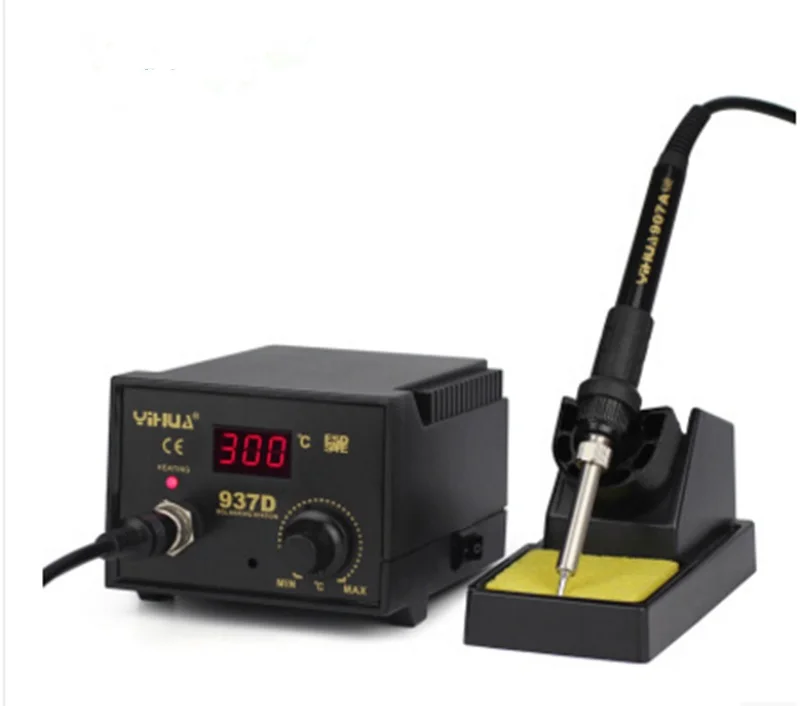 

Temperature Control Digital ESD display YIHUA 937D Digital Soldering Station Rework Stations only 220V fast shipping