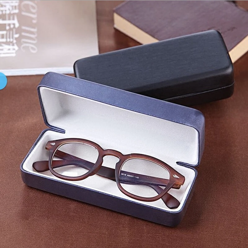 Classic Solid Eyeglass Cases Metal Eyeglasses Sunglasses Case Business