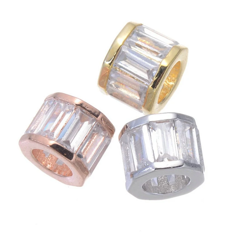 

Supplies For Jewelry Large Hole Full Crystal Beads Fit Original Bracelet Necklace Jewellery Making DIY Accessories Findings