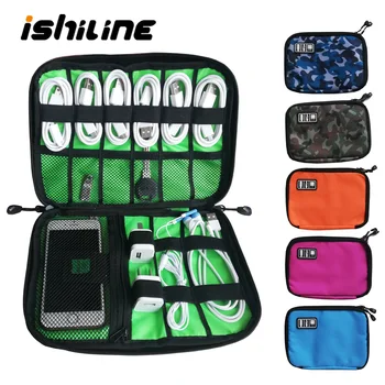 

Gadget Organizer USB Cable Storage Bag Travel Digital Electronic Accessories Pouch Case USB Charger Power Bank Holder Kit Bag