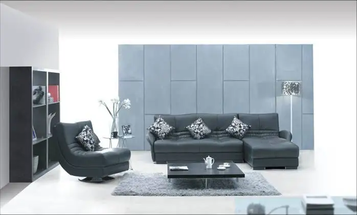 

Free Shipping 2013 new design Top Grain Leather L Shaped Multi- combination Sofa leather modern corner L622