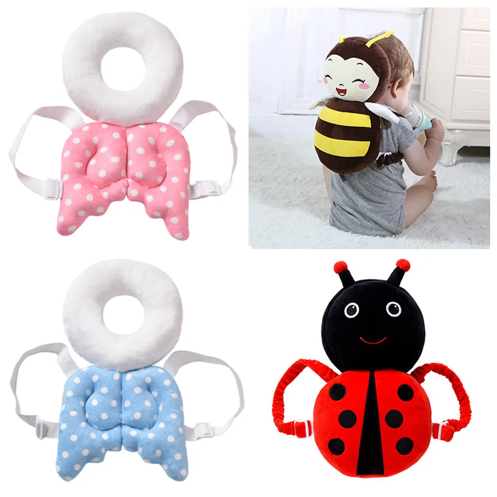 

2019 Adjustable Infant Baby Toddler Safety Pads Baby Walkers Protective Pillow Head and Shoulder Protector Design
