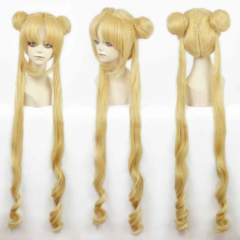 

Girl Sailor Moon Cosplay Costumes Wig Tsukino Usagi And Princess Serenity wig