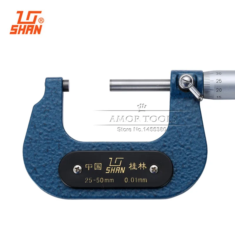 Микрометр наружный 25 50 мм/0 01 мм|outside micrometer|micrometer outsidescrew thread micrometer |