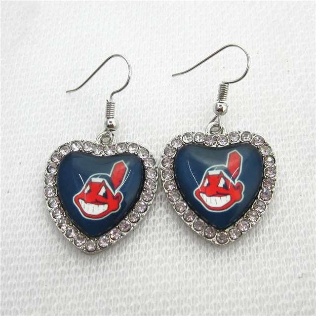 New 5pair/lot Baseball Team Cleveland baseball Earring for Fashion