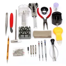 155 шт. набор инструментов для ремонта часов, набор для регулировки металла, ремешок, чехол для открывания, пружинный стержень, инструмент для ремонта часов