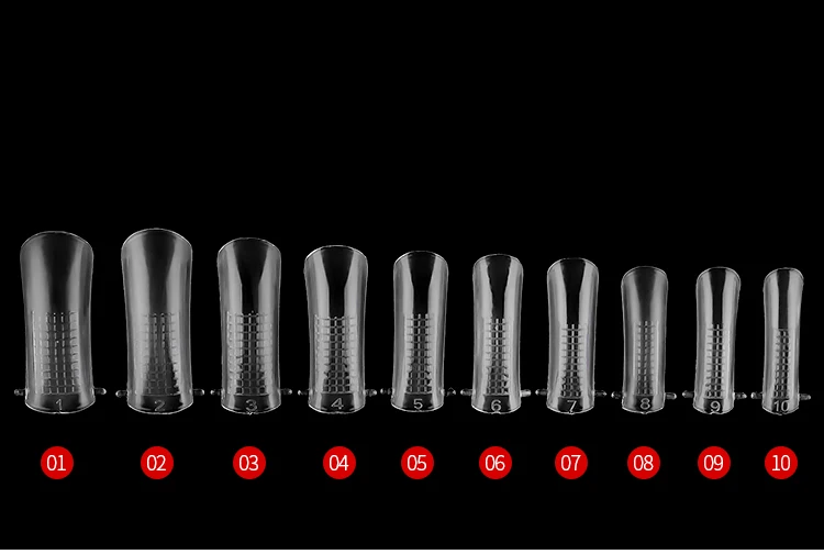 100 шт многоразовые формы для дизайна ногтей, быстрое строительство, полигелевая форма для наращивания, УФ-гель для наращивания, накладные кончики, форма для маникюра, инструменты для накладных ногтей