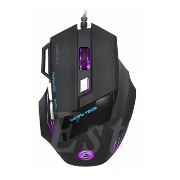 

Professional Gaming Mice USB Optical Wired Mouse 5500 DPI 6 Buttons LED Backlight Mice For Pro Gamer Gaming Mice