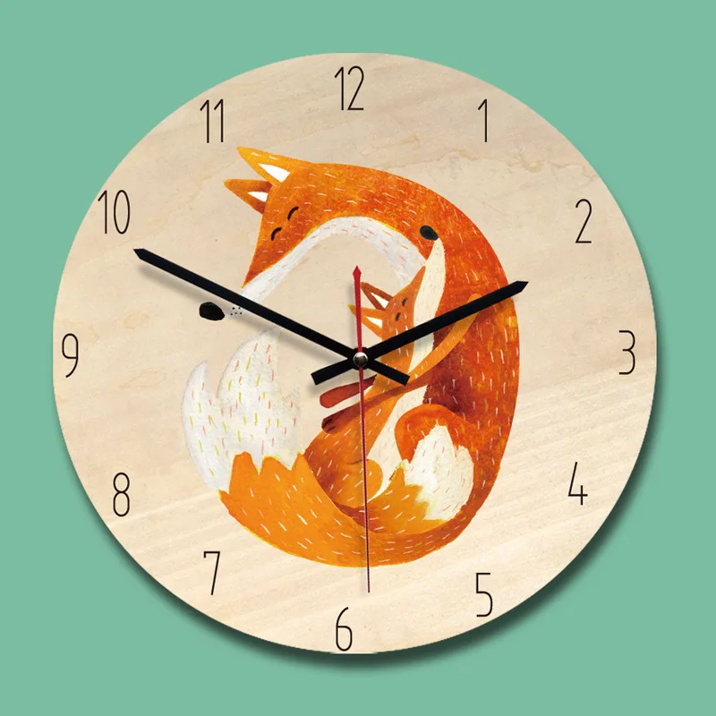 

Relogios De Parede 2019 Cartoon Clock The Sitting Room Adornment Wall Restoring Ancient Ways Simple Wooden Bracket Wholesale
