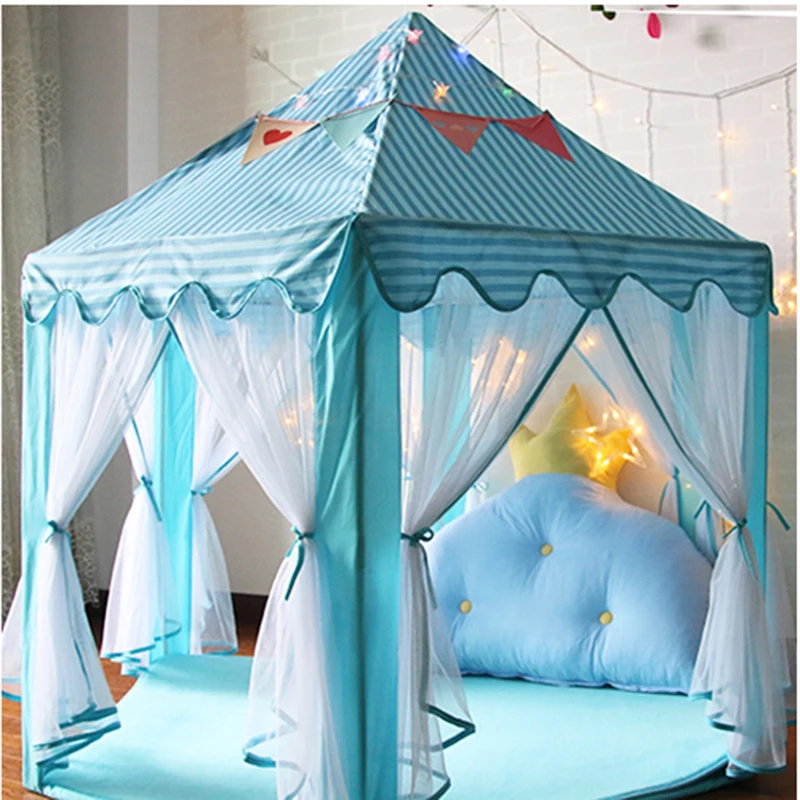 Baby toy Tent Portable Folding Prince Princess Tent Children Castle Play House Kid Gift Outdoor Beach barraca infantil gifts