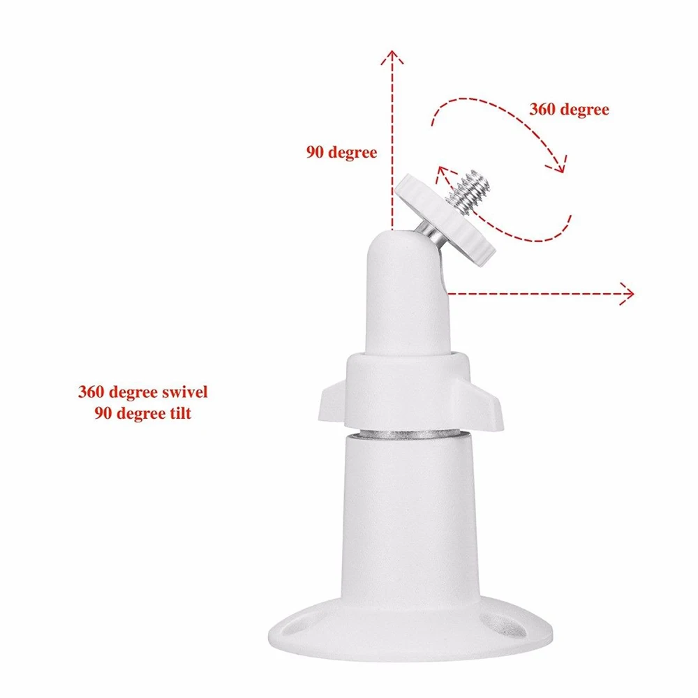 

3pcs Security Bracket for Arlo or Arlo Pro Camera Cam Metal Security Wall Indoor Outdoor Adjustable Mount Wall/Ceiling