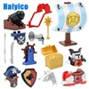 War Big building blocks accessories castle knight pirate Sail Cannon armor compatible Duplos Assemble blocks Toys children gift ► Photo 1/6