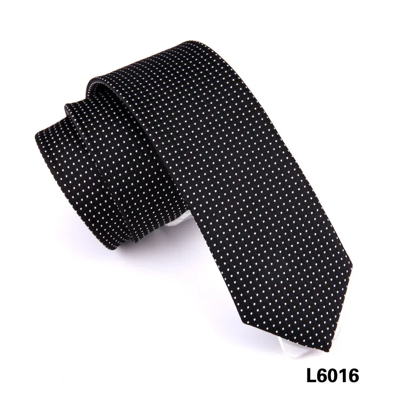 Новое поступление джентльменские модные тонкие свадебные галстуки для мужчин повседневные Узкие галстуки 6 см брендовые свадебные галстуки с подарочной коробкой - Цвет: Color M