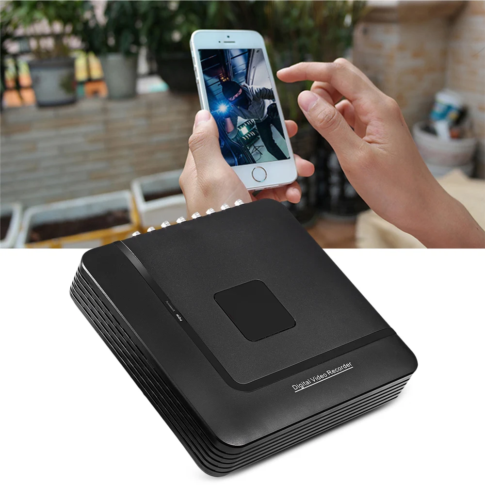 

Hiseeu 1080N 4CH 8CH 5in1 CCTV Kit Mini DVR VGA HDMI Security System for 1080P IP Camera On-vif H.264 P2P Smartphone PC Control