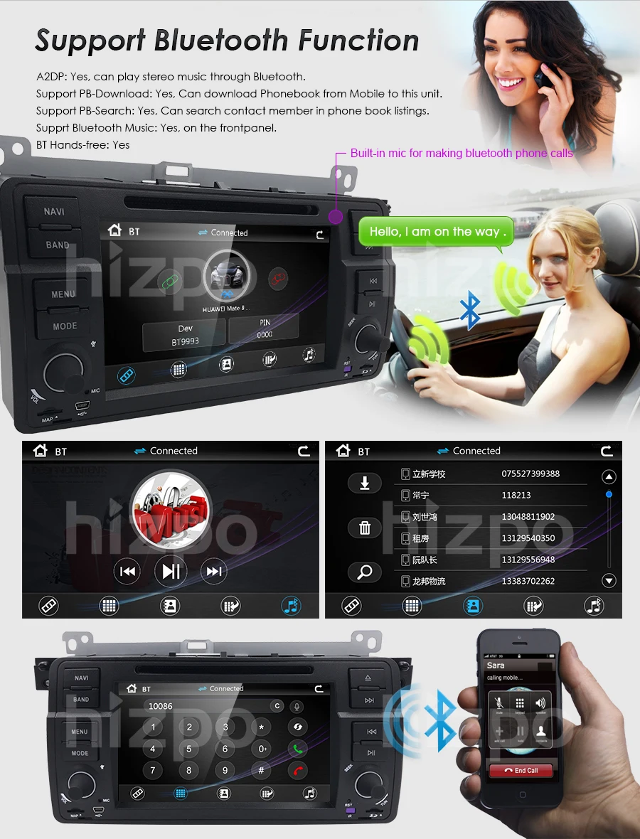 Discount Car Multimedia player GPS Autoradio 1 Din Stereo System For BMW/E46/M3/Rover/3 Series FM Radio Autoaudio SWC RDS FM DAB+BT DVB-T 9