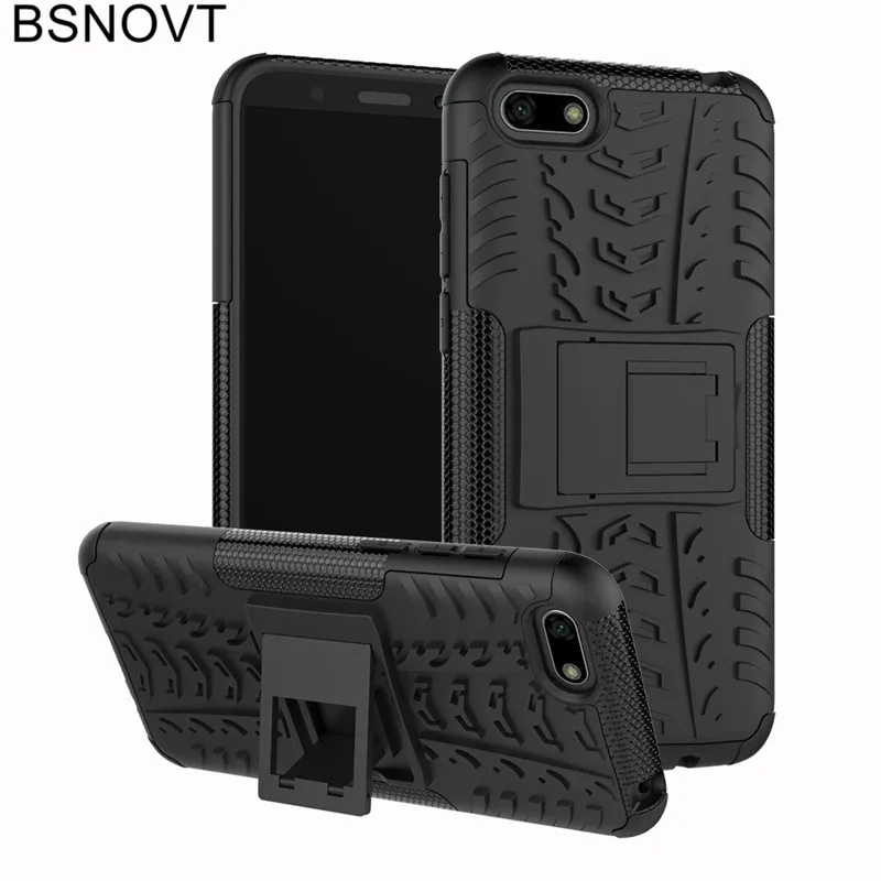 

BSNOVT For Huawei Y5 2018 Cover Soft TPU +Hard Plastic Phone Case For Huawei Y5 Prime 2018 Phone Cases Honor 7s Fundas Capa