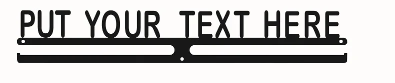 1 bar custom text