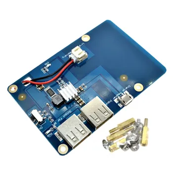 

Lithium Battery Pack Expansion Board Power Supply with Switch for Raspberry Pi 3,2 Model B,1 Model B+ Banana Pi