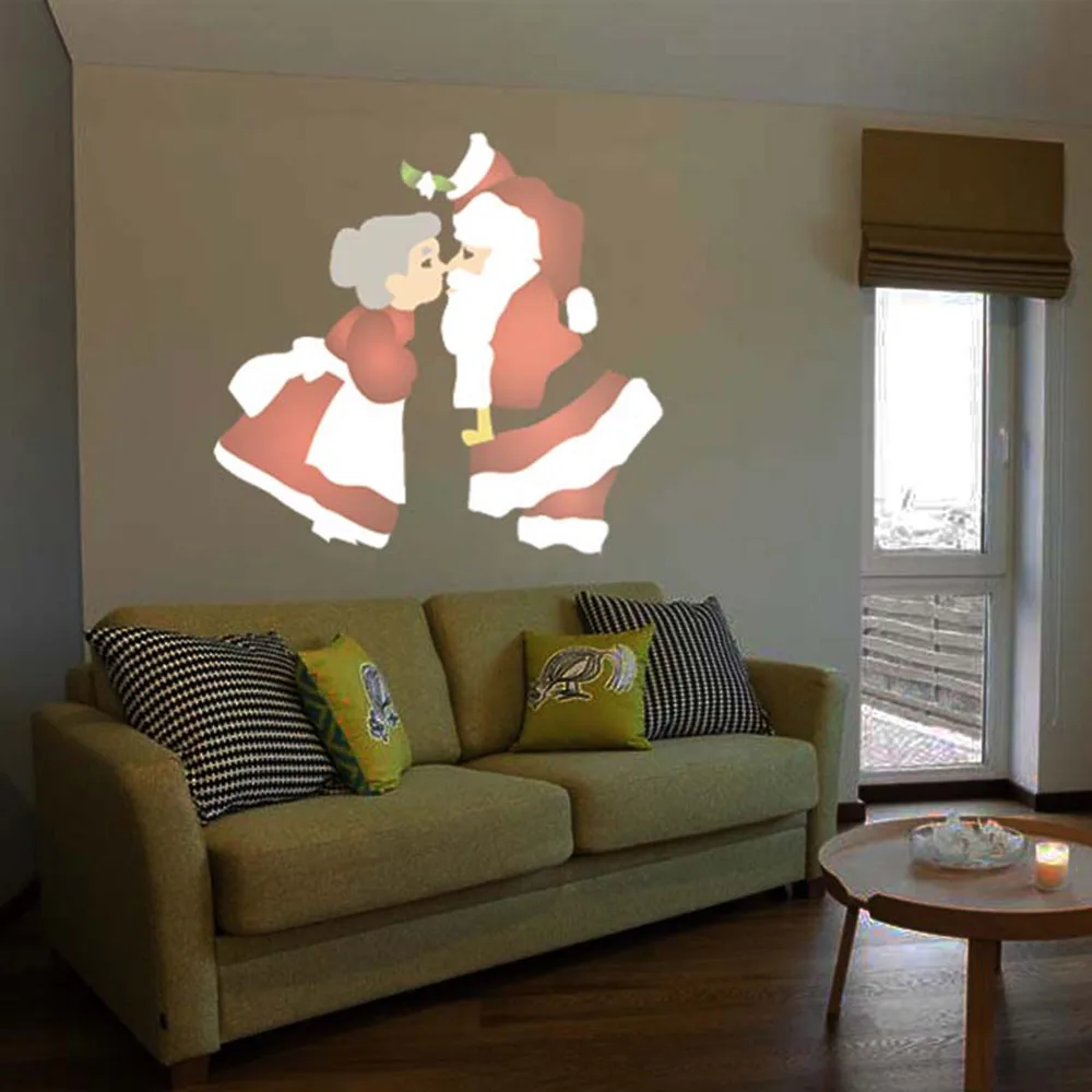 Водонепроницаемый перемещение Рождественский светодиодный проектор огни multi-шаблоны мультфильм декоративный прожектор для наружного для