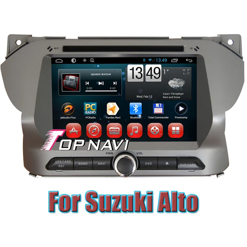 Flash Deal 7" Quad Core 1024*600 New Android 6.0 Car PC Media Center DVD Player Radio For Suzuki Alto Stereo GPS Navigation Touch Screen 3G 0