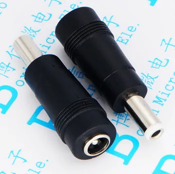 

25pcs DC adapter conversion head DC socket 5.5*2.1 to 5.5*2.5 female turn male DC power adapter big turn small